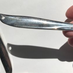 Oneida Ltd. Fishing Lures: Stainless Steel Jig Spoon, Vintage 1950s.