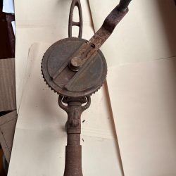 Egg drop hand drill rusted from Miller’s Falls Manufacturing.Antique.Rare.