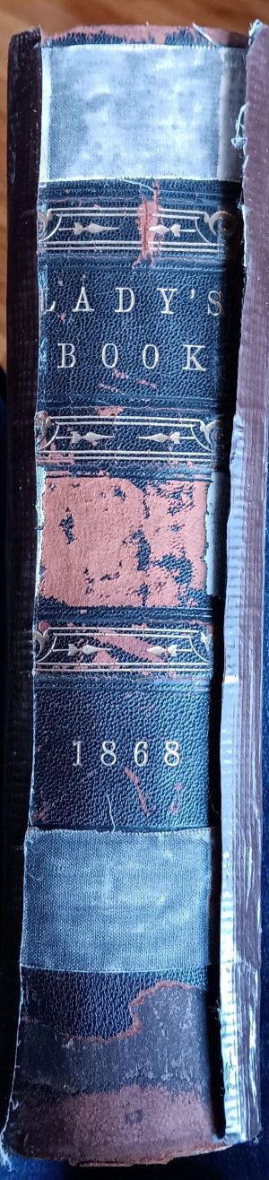 Godey's Lady's Book: Vol. LXXVI, Antique Women's Magazine. 1868. Incredible primary source of the times. Free shipping.
