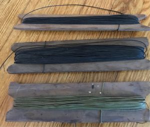 Vintage Fishing Hand Lines on Wood Cradles: 1950s Long Island Fishermen Gear