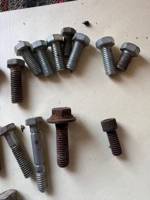 Hex bolts nuts washers used good quality 50