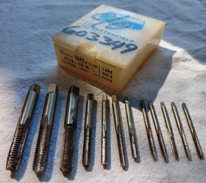 Butterfield Litton Taps Set: 5/16-18N H.S.S. 2 Flutes. Vintage.