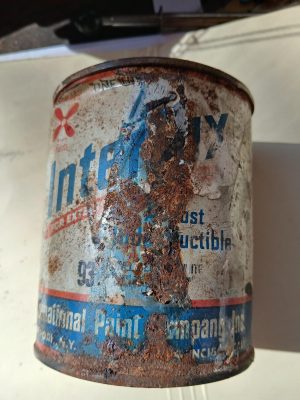 Interlux 93 marine caulking pint can (circa 1948.)
