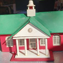 American Flyer Town Hall Model Train Accessory.1950. A Classic! Read the description for historical details.