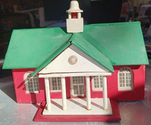 American Flyer Town Hall Model Train Accessory.1950. A Classic! Read the description for historical details.