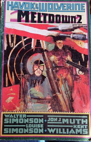 Havok and Wolverine: Meltdown 2. 1988. Epic Comics, NY. Simonson, Mùth, Williams. Good condition. Free shipping.