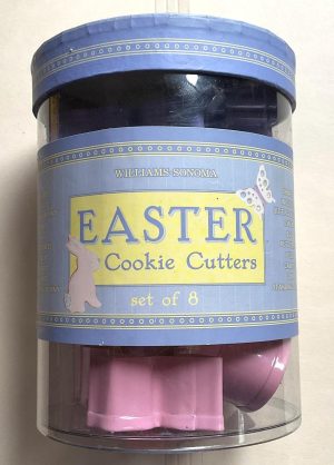 Easter Cookie Cutters: Williams Sonoma Pastel Spring Shapes. Never used. Free shipping.