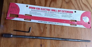 Irwin E88 Drill Bit Extension: 12-inch Electric Power Bit