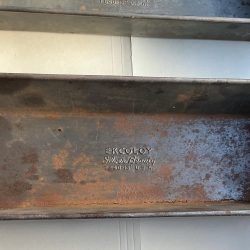 Ekcoloy Silver Beauty USA cake pan 13” rusted Antique