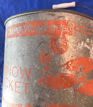 Minnow Bucket floating Old Pal. With nets. Vintage.