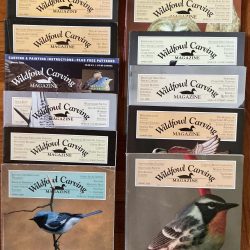 Wildfowl Carving Magazines (13 total.) .2003(S,S,F); 2004(S,S,F,W); 2005(S,S,F,W); 2006(S,S). Many patterns included. Free ship.