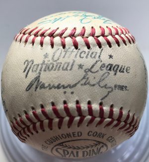 Philadelphia Phillies 1953 Autographed Baseball: Includes Authentication