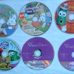 Veggie Tales & Max and Ruby DVDs - Kid-Friendly Entertainment (6 DVDs) 5 dollars each! Why hesitate? Free shipping!