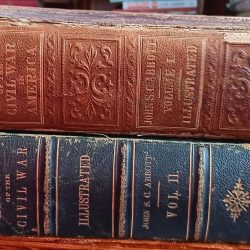 Abbott’s Illustrated History of the Civil War, copyright 1863/1866, 2-Volume Set. As close as it gets to the actual war. Free shipping.
